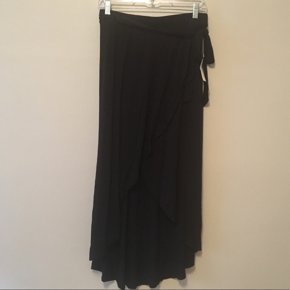 Black Jersey Skirt